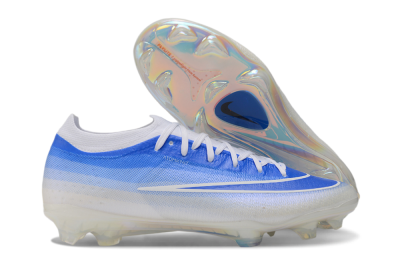 Nike Air Zoom Mercurial Vapor 17 Elite FG Firm Ground Soccer Cleats - Blue/Photo Blue/White
