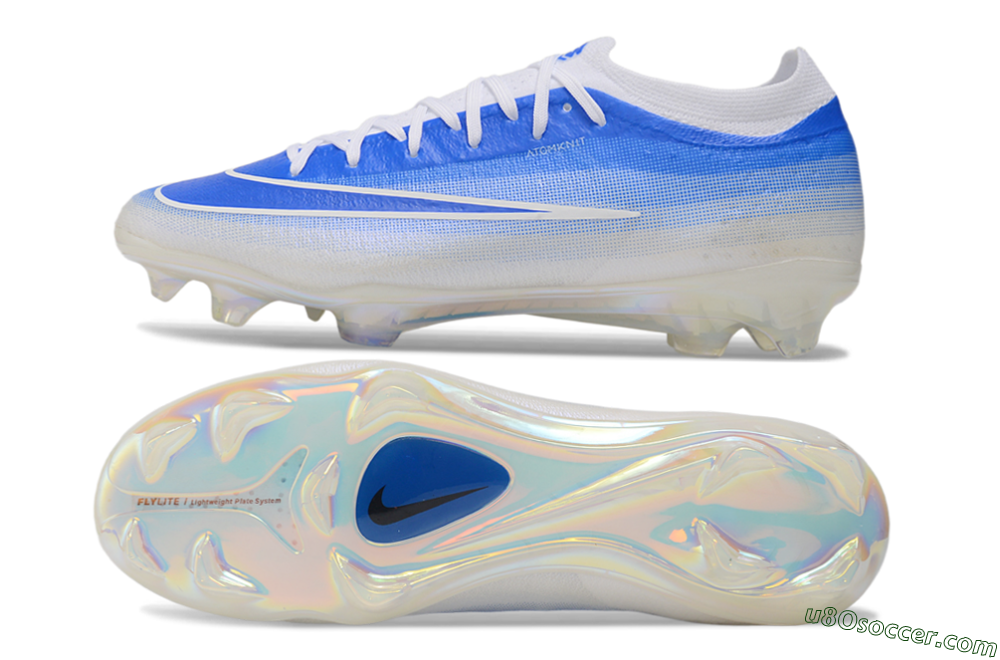 Nike Air Zoom Mercurial Vapor 17 Elite FG Firm Ground Soccer Cleats - Blue/Photo Blue/White 0