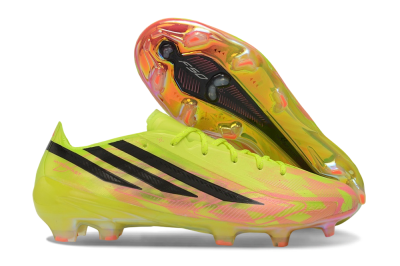 Adidas F50 Hyperfast Elite FG Firm Ground Soccer Cleats - Yellow/Solar Yellow/Lucid Pink