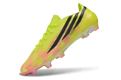 Adidas F50 Hyperfast Elite FG Firm Ground Soccer Cleats - Yellow/Solar Yellow/Lucid Pink