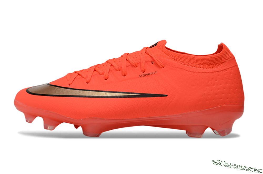 Nike Air Zoom Mercurial Vapor 17 Elite FG Firm Ground Soccer Cleats - Orange/Bright Crimson/Metallic Bronze 2