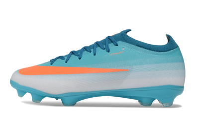 Nike Air Zoom Mercurial Vapor 17 Elite FG Firm Ground Soccer Cleats - Blue/Turquoise Blue/Bright Orange