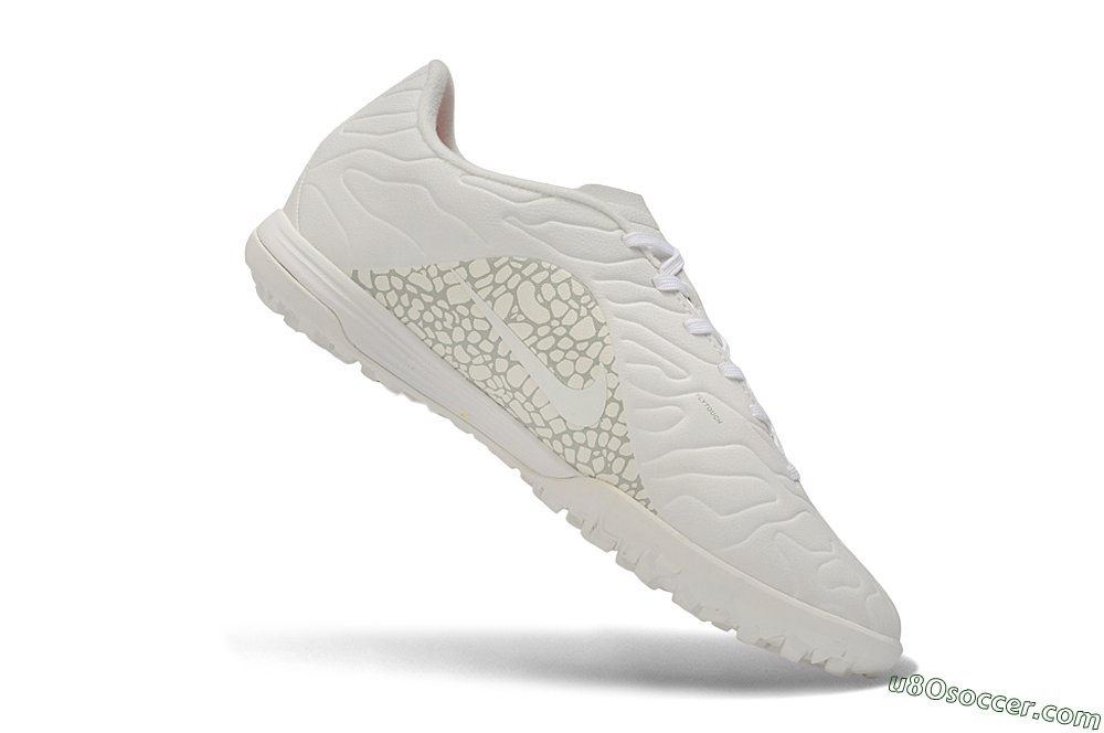 Nike Tiempo Legend 11 Elite TF Artificial Turf Soccer Shoes - White/Summit White/Bright Crimson 5