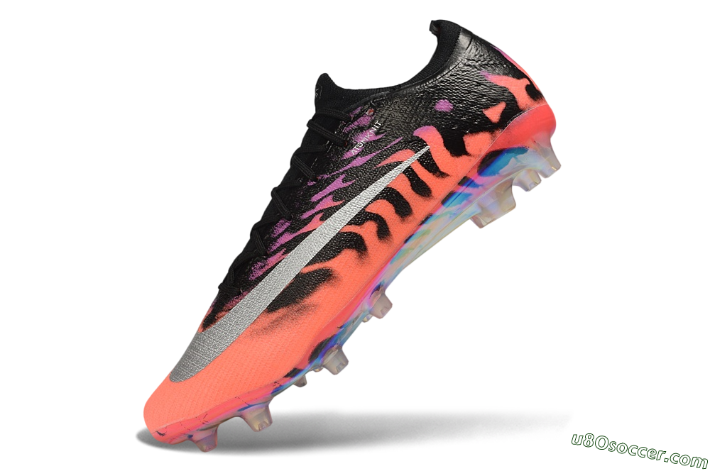 Nike Air Zoom Mercurial Vapor 17 Elite AG Artificial Grass Soccer Cleats - Orange/Sunset Glow/Metallic Silver 6