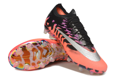 Nike Air Zoom Mercurial Vapor 17 Elite AG Artificial Grass Soccer Cleats - Orange/Sunset Glow/Metallic Silver