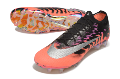 Nike Air Zoom Mercurial Vapor 17 Elite AG Artificial Grass Soccer Cleats - Orange/Sunset Glow/Metallic Silver