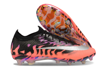 Nike Air Zoom Mercurial Vapor 17 Elite AG Artificial Grass Soccer Cleats - Orange/Sunset Glow/Metallic Silver