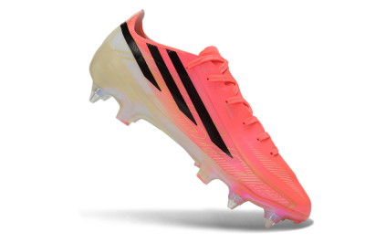 Adidas F50 Hyperfast Elite SG Soft Ground Soccer Cleats - Pink/Solar Pink/Off White