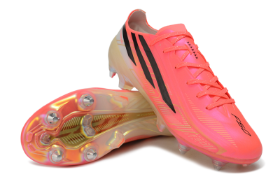 Adidas F50 Hyperfast Elite SG Soft Ground Soccer Cleats - Pink/Solar Pink/Off White