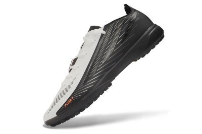 Adidas F50 Hyperfast Elite TF Artificial Turf Soccer Shoes - Black/Core Black/Cloud White