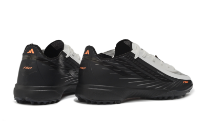 Adidas F50 Hyperfast Elite TF Artificial Turf Soccer Shoes - Black/Core Black/Cloud White