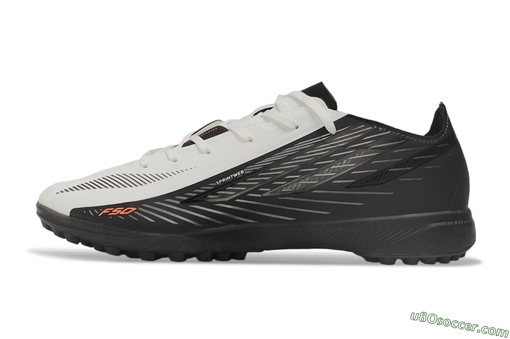 Adidas F50 Hyperfast Elite TF Artificial Turf Soccer Shoes - Black/Core Black/Cloud White 2