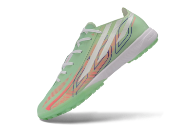 Adidas F50 Hyperfast Elite TF Artificial Turf Soccer Shoes - Green/Mint/Coral