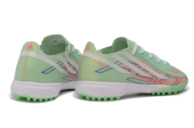 Adidas F50 Hyperfast Elite TF Artificial Turf Soccer Shoes - Green/Mint/Coral
