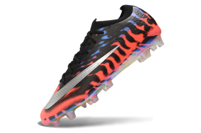 Nike Air Zoom Mercurial Vapor 17 Elite AG Artificial Grass Soccer Cleats - Black/Black/Bright Crimson