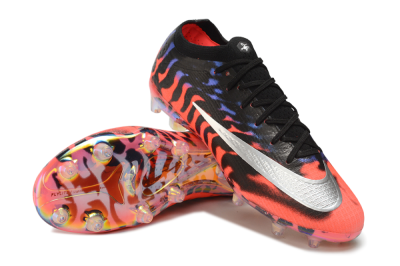 Nike Air Zoom Mercurial Vapor 17 Elite AG Artificial Grass Soccer Cleats - Black/Black/Bright Crimson