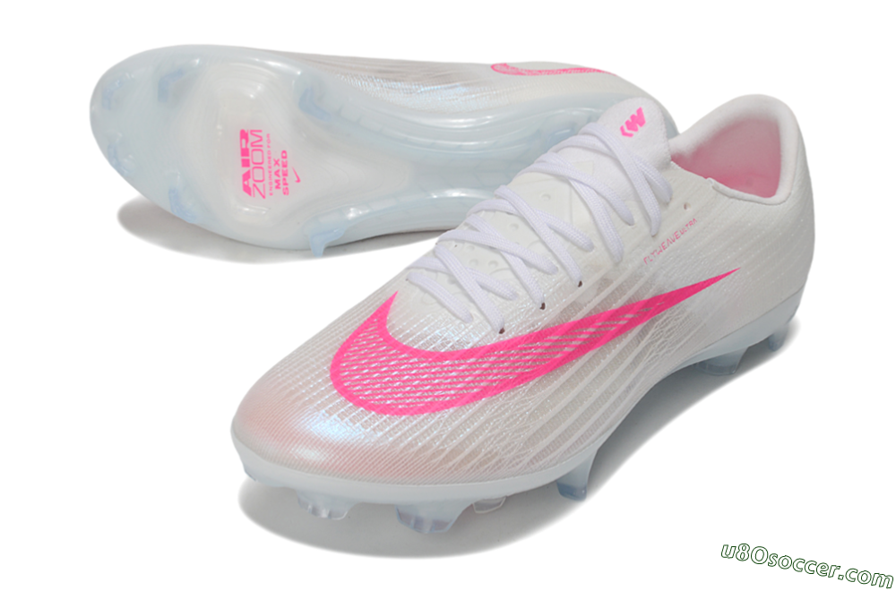 Nike Air Zoom Mercurial Superfly 11 Elite FG Firm Ground Soccer Cleats - White/White/Hyper Pink 3