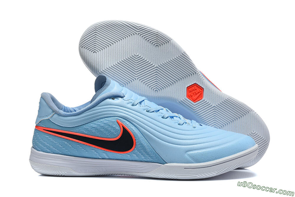 Nike Tiempo Street Gato IC Indoor & Futsal Soccer Shoes - Blue/Baltic Blue/Bright Crimson 1