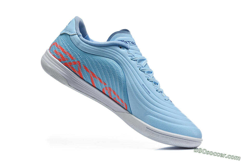 Nike Tiempo Street Gato IC Indoor & Futsal Soccer Shoes - Blue/Baltic Blue/Bright Crimson 7