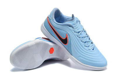 Nike Tiempo Street Gato IC Indoor & Futsal Soccer Shoes - Blue/Baltic Blue/Bright Crimson