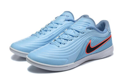 Nike Tiempo Street Gato IC Indoor & Futsal Soccer Shoes - Blue/Baltic Blue/Bright Crimson