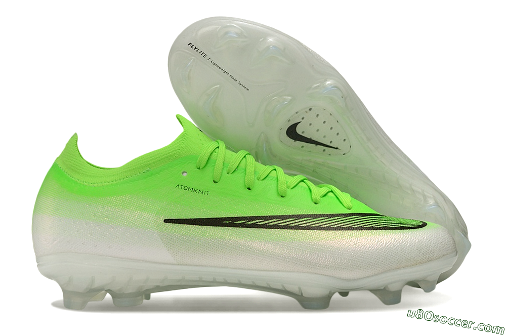Nike Air Zoom Mercurial Vapor 17 Elite FG Firm Ground Soccer Cleats - Green/Electric Green/White 1