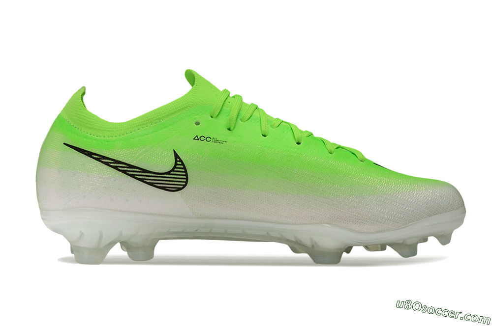 Nike Air Zoom Mercurial Vapor 17 Elite FG Firm Ground Soccer Cleats - Green/Electric Green/White 4