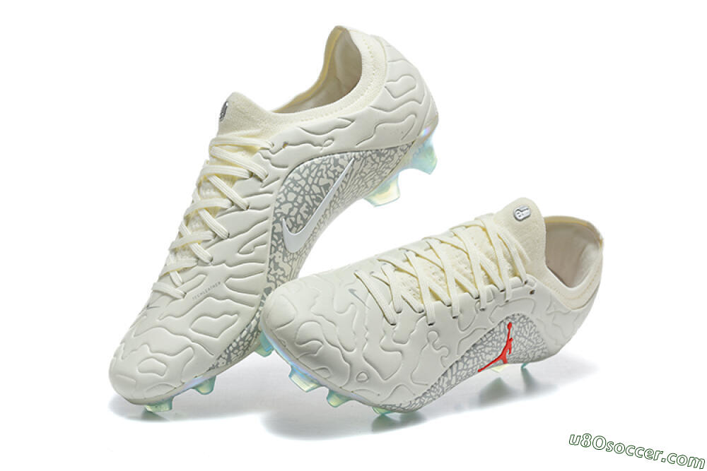 Nike Tiempo Legend 11 Elite FG Firm Ground Soccer Cleats - White/Sail/Bright Crimson 6