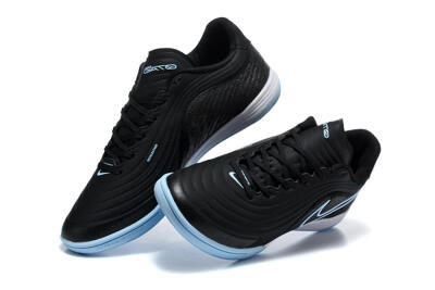 Nike Tiempo Street Gato IC Indoor & Futsal Soccer Shoes - Black/Black/University Blue