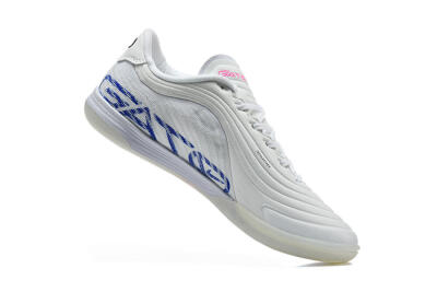 Nike Tiempo Street Gato IC Indoor & Futsal Soccer Shoes - White/Hyper Royal/Hyper Pink