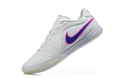 Nike Tiempo Street Gato IC Indoor & Futsal Soccer Shoes - White/Hyper Royal/Hyper Pink