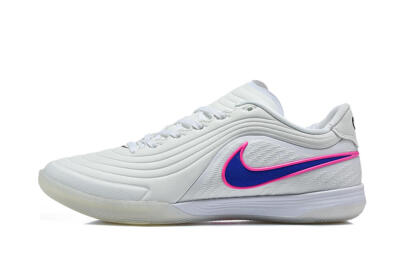 Nike Tiempo Street Gato IC Indoor & Futsal Soccer Shoes - White/Hyper Royal/Hyper Pink