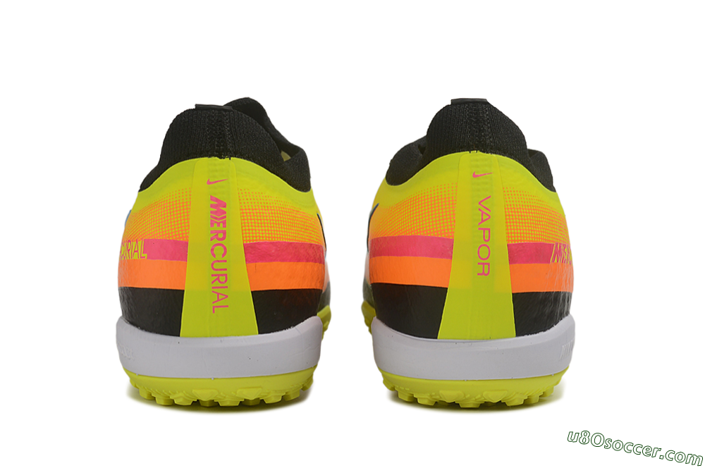 Nike Air Zoom Mercurial Vapor 17 Elite TF Artificial Turf Soccer Shoes - Yellow/Volt/Bright Mango 5