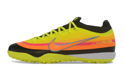 Nike Air Zoom Mercurial Vapor 17 Elite TF Artificial Turf Soccer Shoes - Yellow/Volt/Bright Mango