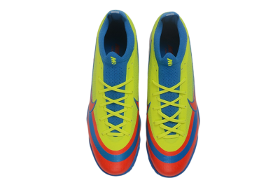 Nike Air Zoom Mercurial Vapor 17 Elite TF Artificial Turf Soccer Shoes - Blue/Volt/Bright Crimson