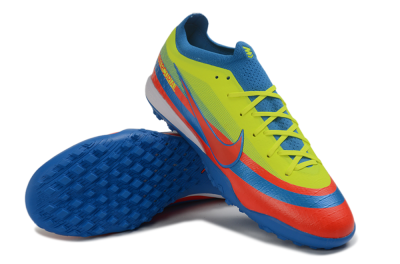 Nike Air Zoom Mercurial Vapor 17 Elite TF Artificial Turf Soccer Shoes - Blue/Volt/Bright Crimson