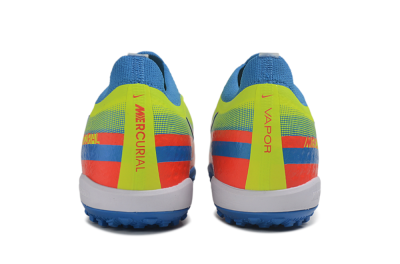 Nike Air Zoom Mercurial Vapor 17 Elite TF Artificial Turf Soccer Shoes - Blue/Volt/Bright Crimson