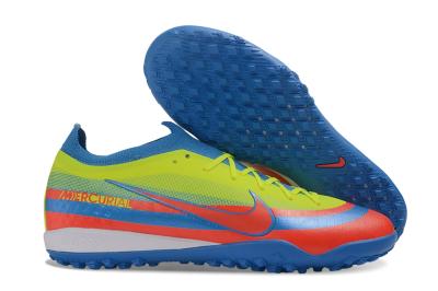 Nike Air Zoom Mercurial Vapor 17 Elite TF Artificial Turf Soccer Shoes - Blue/Volt/Bright Crimson
