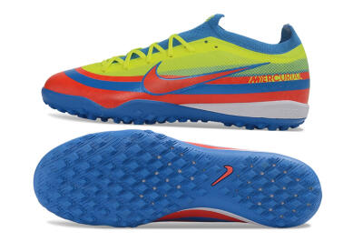Nike Air Zoom Mercurial Vapor 17 Elite TF Artificial Turf Soccer Shoes - Blue/Volt/Bright Crimson