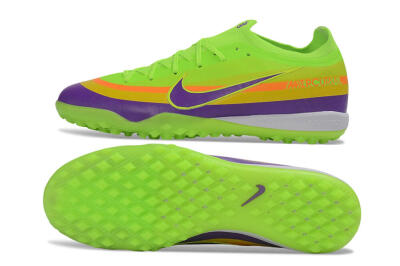 Nike Air Zoom Mercurial Vapor 17 Elite TF Artificial Turf Soccer Shoes - Green/Volt/Purple Pulse