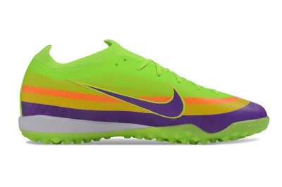 Nike Air Zoom Mercurial Vapor 17 Elite TF Artificial Turf Soccer Shoes - Green/Volt/Purple Pulse