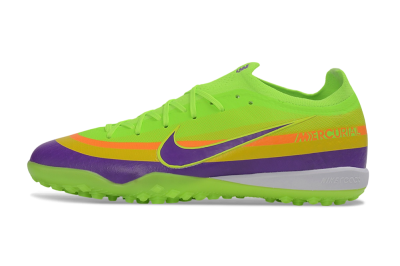 Nike Air Zoom Mercurial Vapor 17 Elite TF Artificial Turf Soccer Shoes - Green/Volt/Purple Pulse