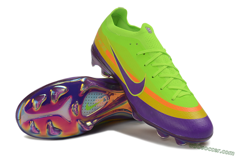 Nike Air Zoom Mercurial Vapor 17 Elite FG Firm Ground Soccer Cleats - Green/Electric Green/Purple Pulse 3