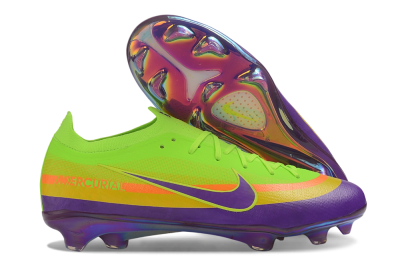Nike Air Zoom Mercurial Vapor 17 Elite FG Firm Ground Soccer Cleats - Green/Electric Green/Purple Pulse