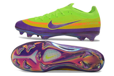 Nike Air Zoom Mercurial Vapor 17 Elite FG Firm Ground Soccer Cleats - Green/Electric Green/Purple Pulse