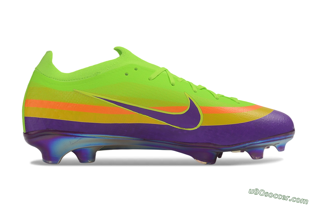 Nike Air Zoom Mercurial Vapor 17 Elite FG Firm Ground Soccer Cleats - Green/Electric Green/Purple Pulse 7