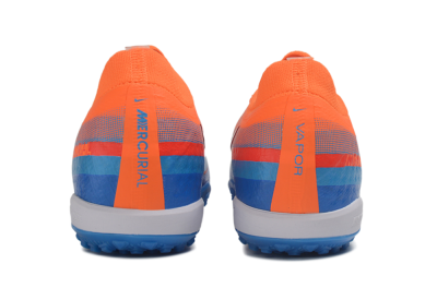 Nike Air Zoom Mercurial Vapor 17 Elite TF Artificial Turf Soccer Shoes - Orange/Bright Orange/Royal Blue
