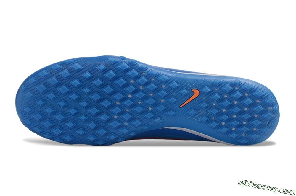 Nike Air Zoom Mercurial Vapor 17 Elite TF Artificial Turf Soccer Shoes - Orange/Bright Orange/Royal Blue 6