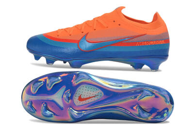 Nike Air Zoom Mercurial Vapor 17 Elite FG Firm Ground Soccer Cleats - Orange/Bright Orange/Royal Blue