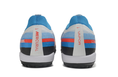 Nike Air Zoom Mercurial Vapor 17 Elite TF Artificial Turf Soccer Shoes - Blue/Baltic Blue/Bright Crimson